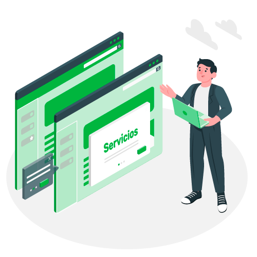 Ilustración portal de trámites