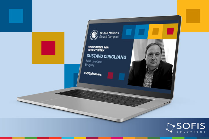 Computer screen showing a presentation