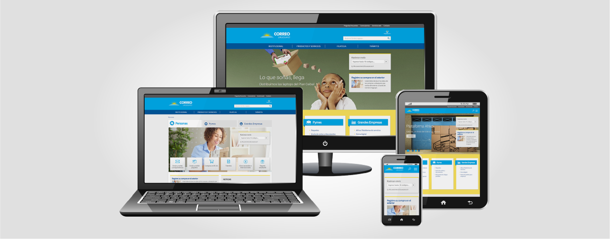 Portal dos Correios do Uruguai