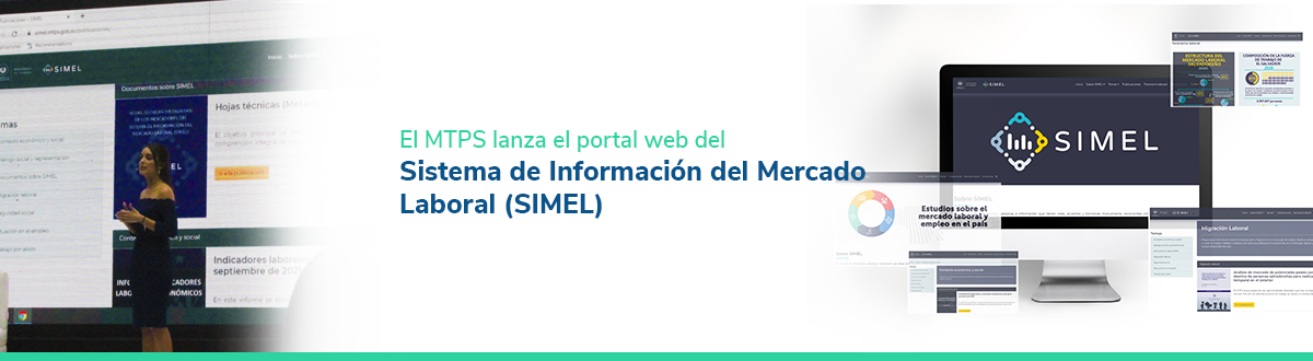 Pantallas de computadora donde se muestra el SIMEL