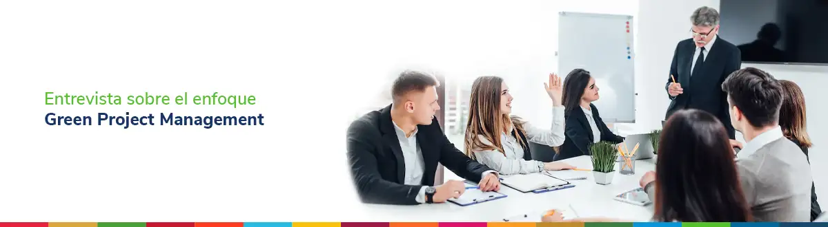 Person giving an explanation in a meeting