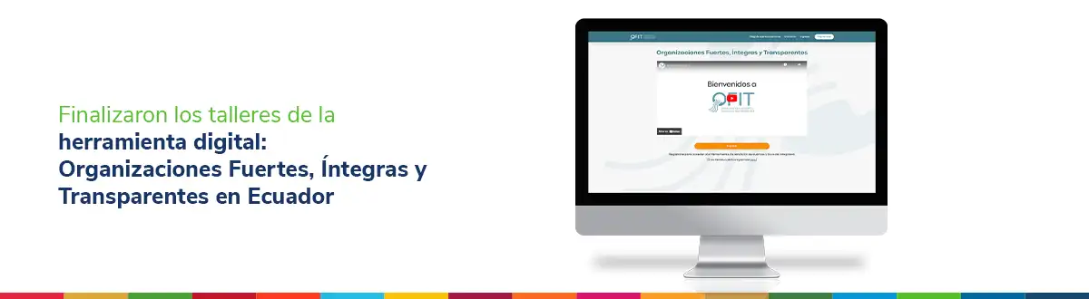 Pessoa em frente a um monitor de computador a aceder ao OFIT