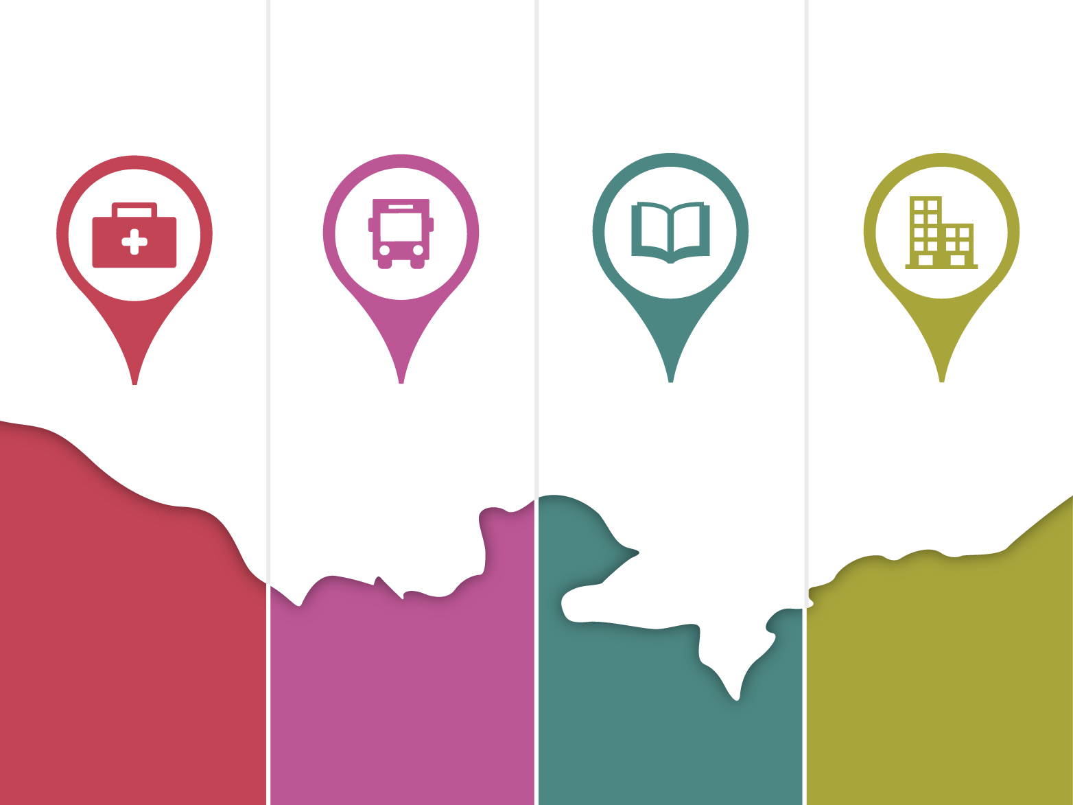ícones relacionados com a cidade