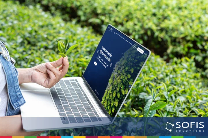 Persona con una laptop